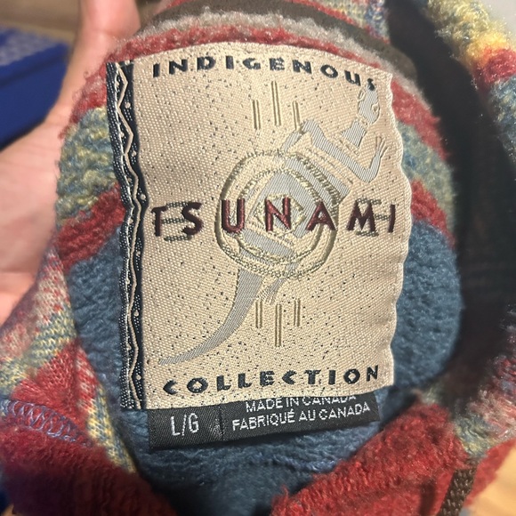 Tsunami Mammoth Multi-Colored Hoodie Men Size Large - Picture 11 of 11